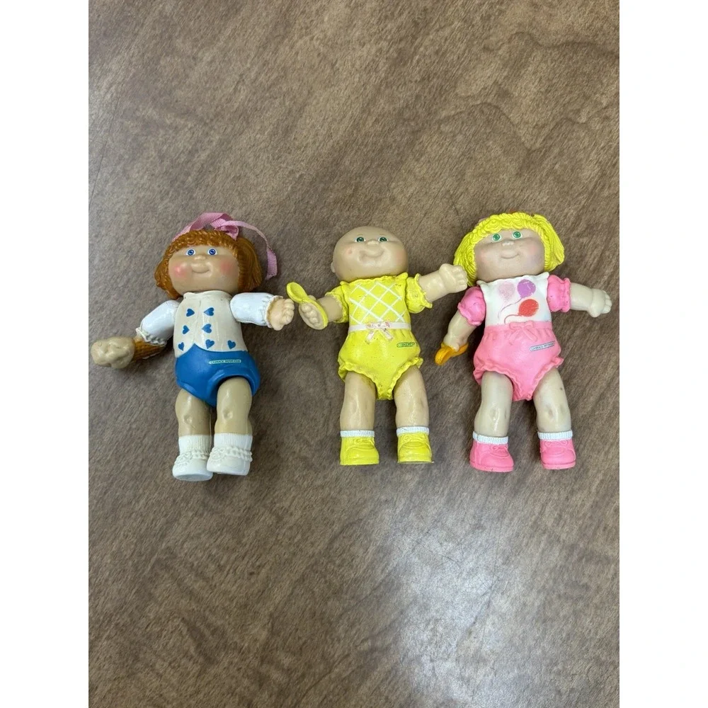 VTG 1984 OAA Inc Cabbage Patch Kids Mini Poseable PVC 3